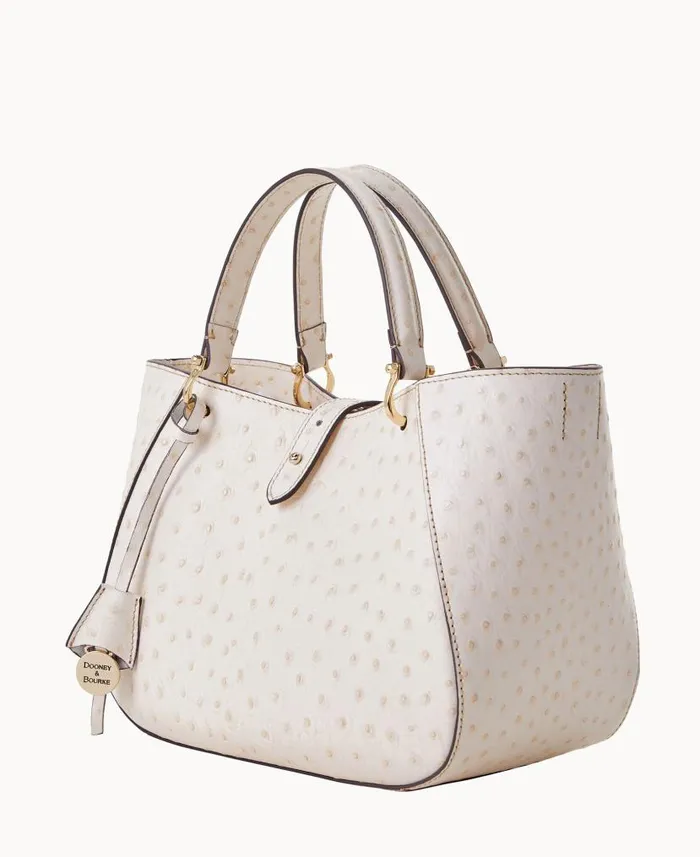 Sahara Small Camilla White Woman Dooney and Bourke Satchels Sahara Small Camilla White Woman Dooney and Bourke Satchels