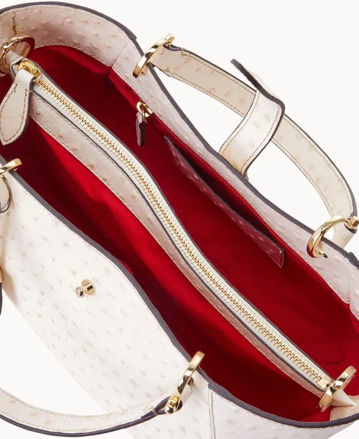 Sahara Small Camilla White Woman Dooney and Bourke Satchels Sahara Small Camilla White Woman Dooney and Bourke Satchels