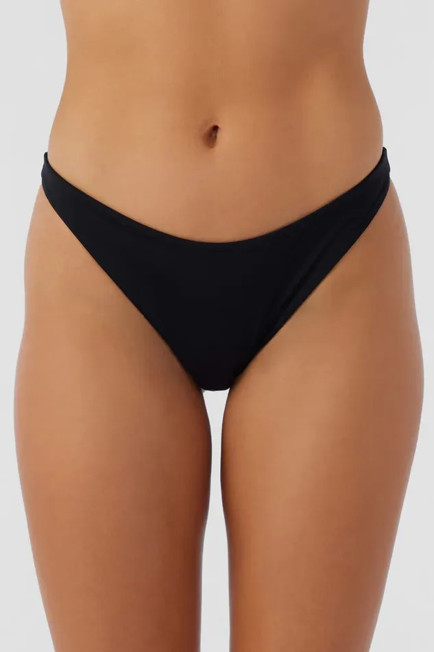 SALTWATER SOLIDS FLAMENCO HIGH CUT CHEEKY BOTTOMS Black Women O039NEILL Collections