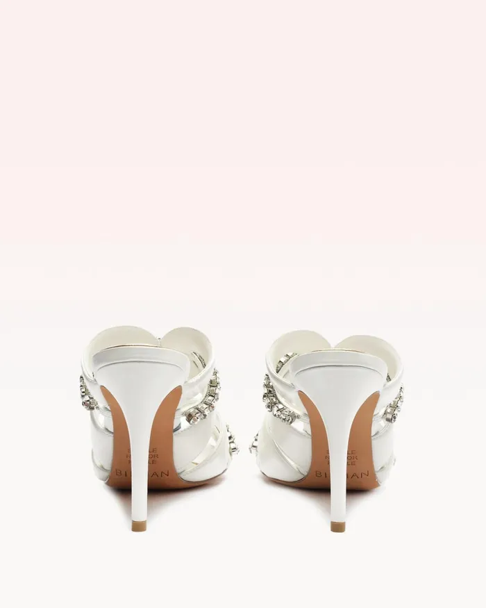 Sandals Women Alexandre Birman Georgina Crystal Bridal 85 Ivory Ivory