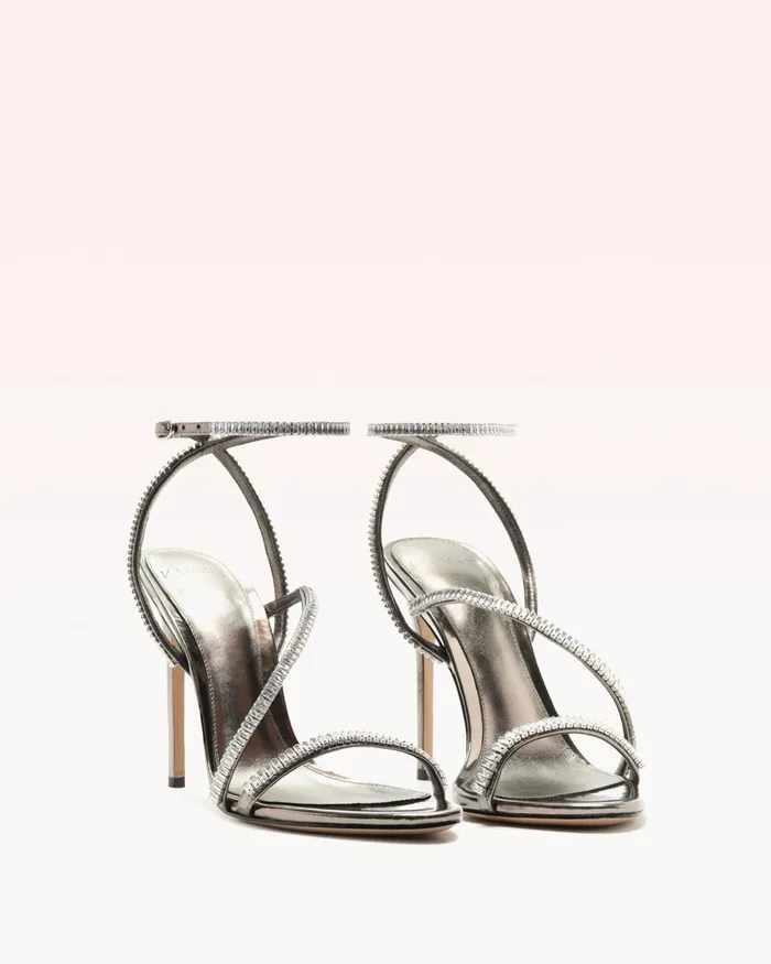 Sandals Women Alexandre Birman Leah Zircone 100 Pewter