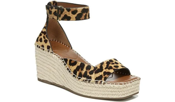 Sandals Women Franco Sarto Franco Camera Espadrille Wedge Sandal Leopard Calf Hair Sandals Women Franco Sarto Franco Camera Espadrille Wedge Sandal Leopard Calf Hair