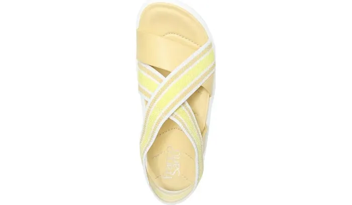 Sandals Women Franco Sarto Franco Niko Platform Sandal Light Yellow Leather