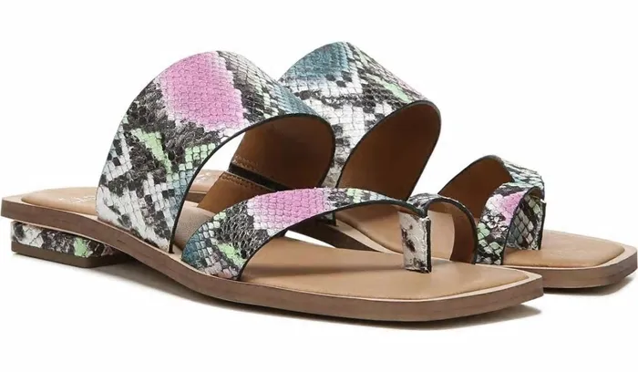 Sandals Women Franco Sarto Sarto Ediana Sandal Orchid Snake Leather Sandals Women Franco Sarto Sarto Ediana Sandal Orchid Snake Leather