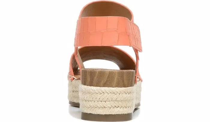 Sandals Women Franco Sarto Sarto Oak Espadrille Sandal Coral Crocco Leather Sandals Women Franco Sarto Sarto Oak Espadrille Sandal Coral Crocco Leather
