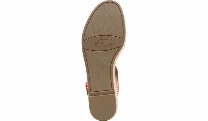Sandals Women Franco Sarto Sarto Oak Espadrille Sandal Coral Crocco Leather Sandals Women Franco Sarto Sarto Oak Espadrille Sandal Coral Crocco Leather
