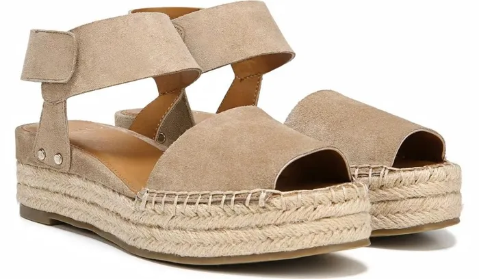 Sandals Women Franco Sarto Sarto Oak Espadrille Sandal Dark Sand Suede Sandals Women Franco Sarto Sarto Oak Espadrille Sandal Dark Sand Suede