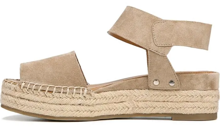 Sandals Women Franco Sarto Sarto Oak Espadrille Sandal Dark Sand Suede Sandals Women Franco Sarto Sarto Oak Espadrille Sandal Dark Sand Suede
