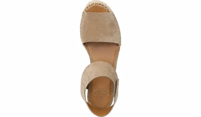 Sandals Women Franco Sarto Sarto Oak Espadrille Sandal Dark Sand Suede Sandals Women Franco Sarto Sarto Oak Espadrille Sandal Dark Sand Suede