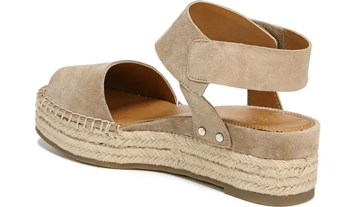 Sandals Women Franco Sarto Sarto Oak Espadrille Sandal Dark Sand Suede Sandals Women Franco Sarto Sarto Oak Espadrille Sandal Dark Sand Suede