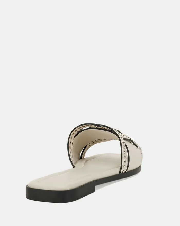 SCANDI CREAM Sandals Flat Sandals NOVO Shoes Women