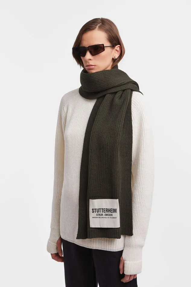 Scarves Women Stutterheim Wrap Scarf Green