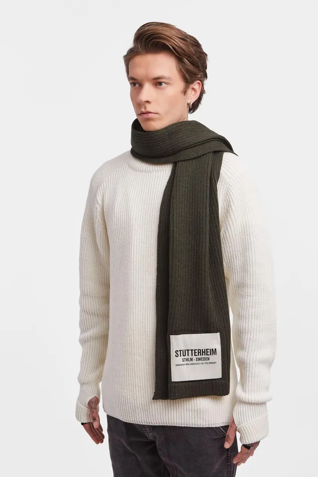 Scarves Women Stutterheim Wrap Scarf Green