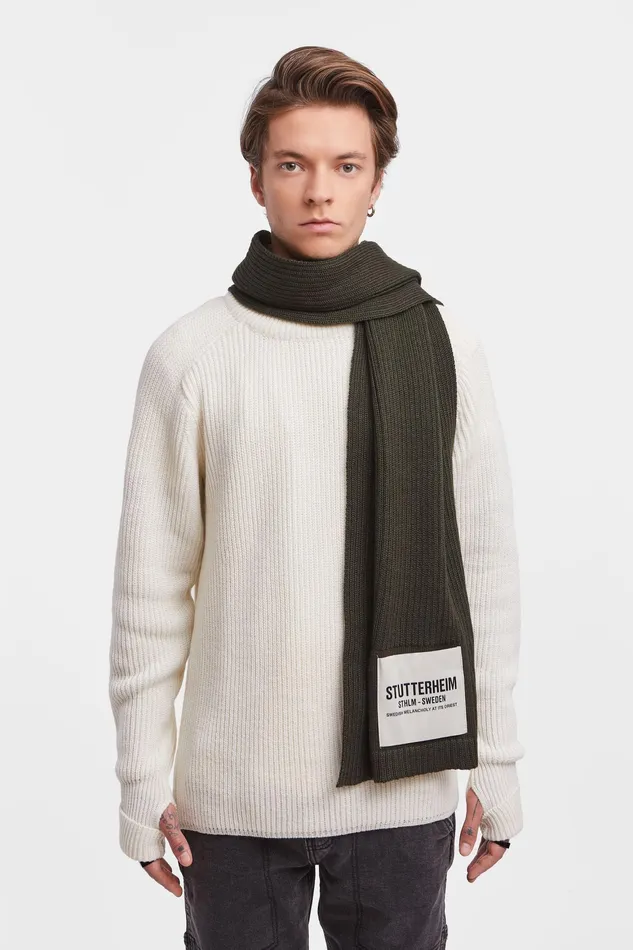 Scarves Women Stutterheim Wrap Scarf Green