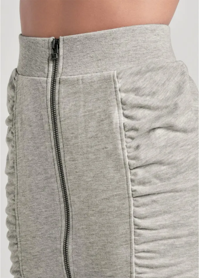 SHIRRED LOUNGE SKIRT SET Heather Grey Women VENUS Bottoms SHIRRED LOUNGE SKIRT SET Heather Grey Women VENUS Bottoms