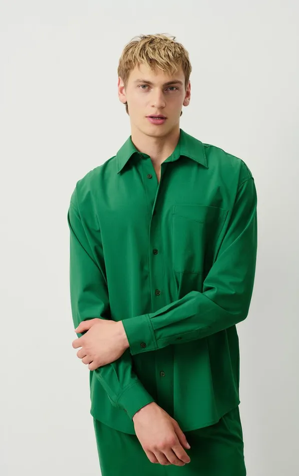 Shirt Kabird Forest Men American Vintage Shirts