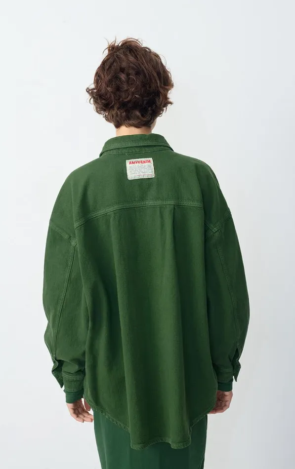 Shirt Nyolow Overdyed Khaki Women American Vintage Shirts Shirt Nyolow Overdyed Khaki Women American Vintage Shirts