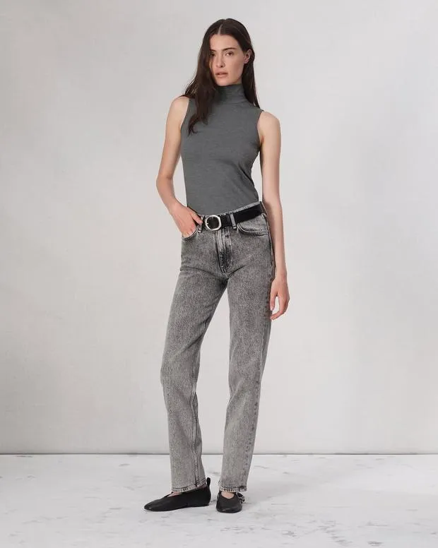Shirts and Tops Women Rag and Bone Irina Turtleneck Tank Charcoal