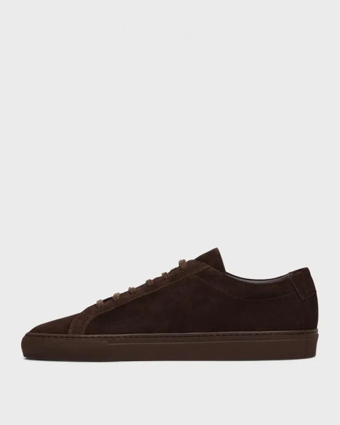 Shoes Men Theory Common Projects Mens Original Achilles Sneakers Dark Brown