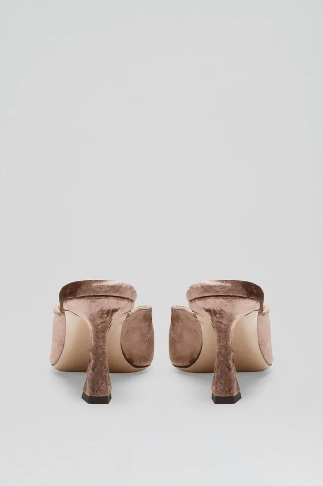 Shoes Women Scanlan Theodore VELVET MULE 75 Mink Shoes Women Scanlan Theodore VELVET MULE 75 Mink