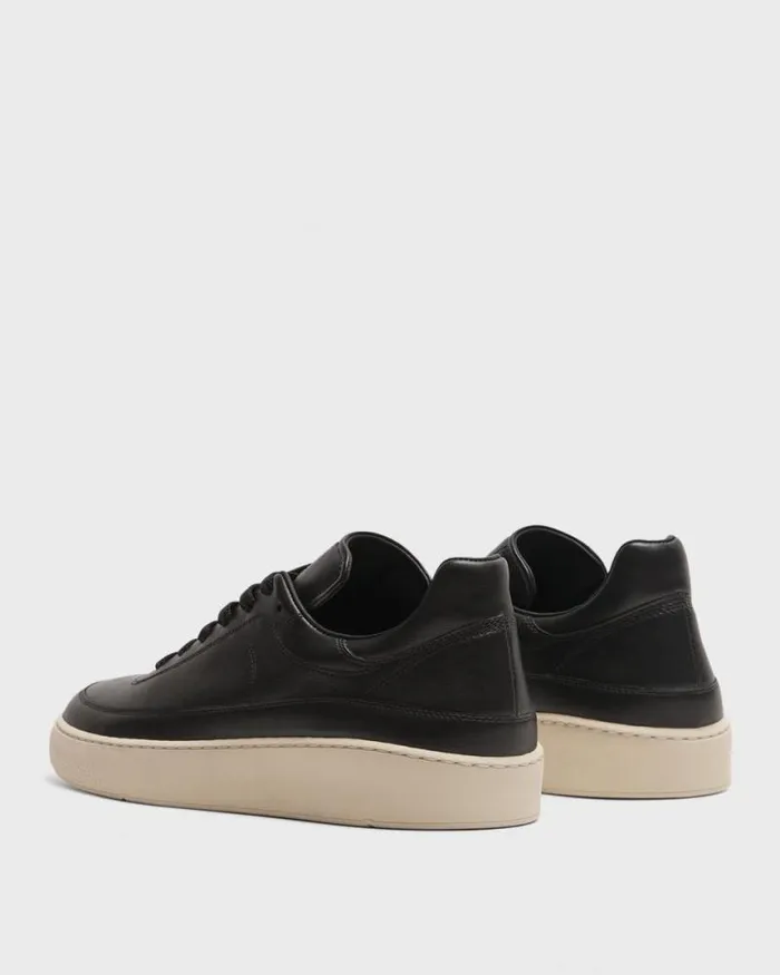 Shoes Women Theory Sneaker In Leather Black
