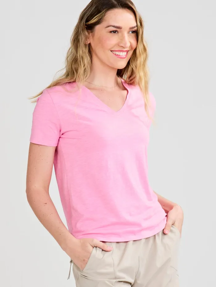 Short Sleeve TShirts Polos Women Tasc Performance V Neck T Shirts Online