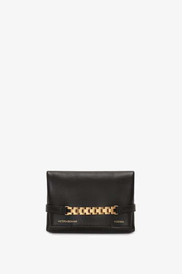 Shoulder Bags Women Victoria Beckham Mini Chain Pouch With Long Strap In Black Leather Shoulder Bags Women Victoria Beckham Mini Chain Pouch With Long Strap In Black Leather