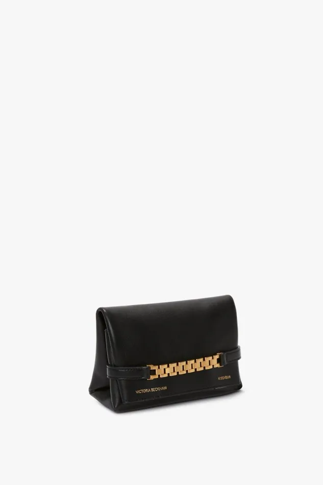 Shoulder Bags Women Victoria Beckham Mini Chain Pouch With Long Strap In Black Leather Shoulder Bags Women Victoria Beckham Mini Chain Pouch With Long Strap In Black Leather