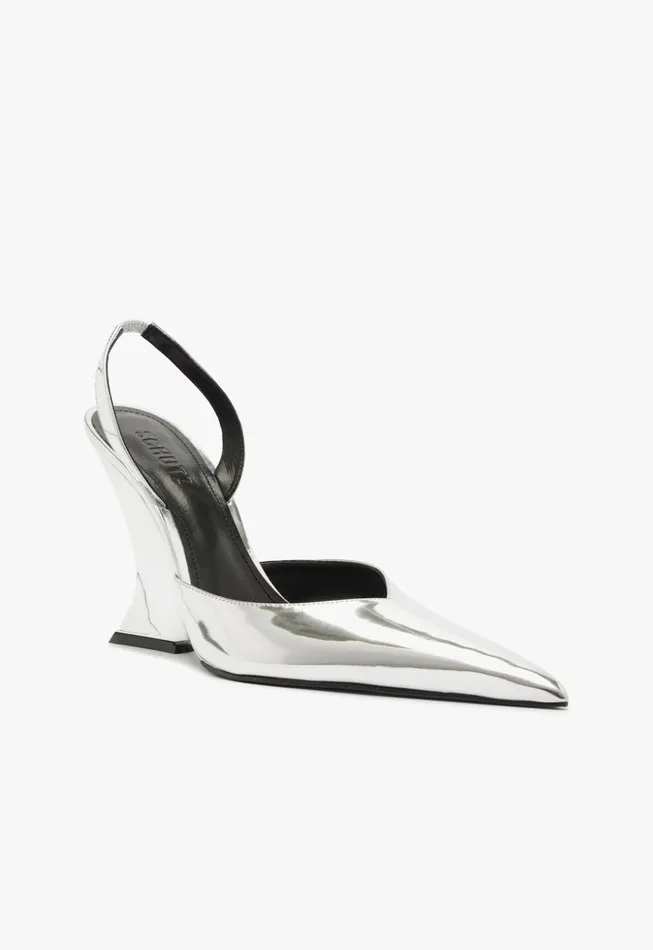 Siena Pump Silver Women Schutz Shoes
