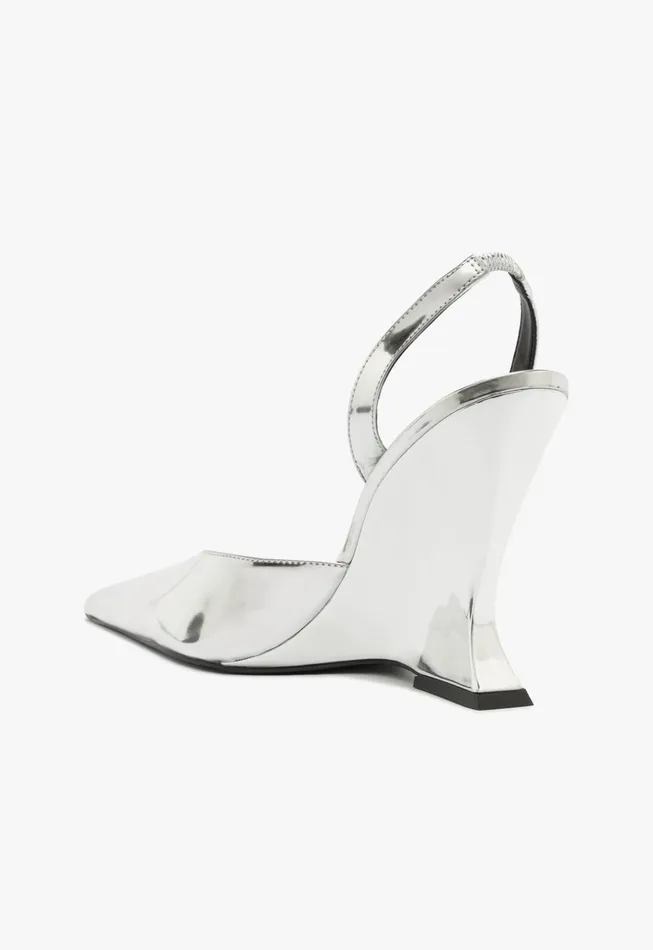 Siena Pump Silver Women Schutz Shoes