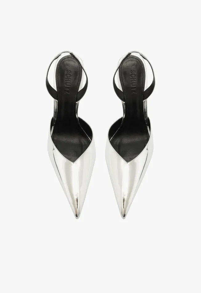 Siena Pump Silver Women Schutz Shoes