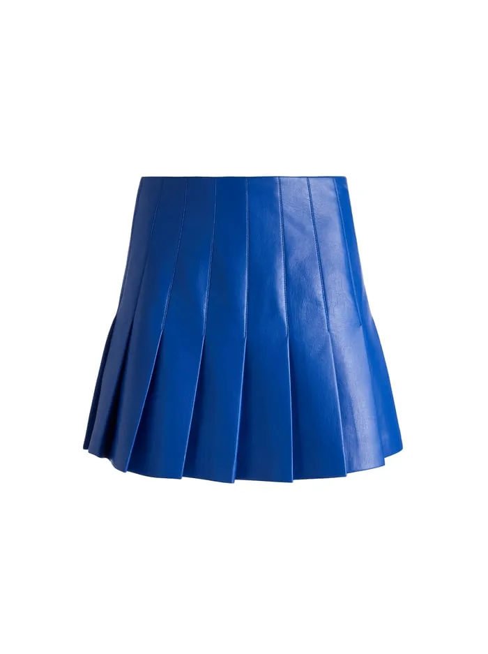 Skirts Women Alice Olivia Carter Vegan Mini Skirt Royal
