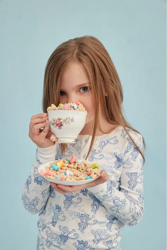 Sleepwear WomenKids LoveShackFancy Roller Rabbit Pastiche De Monkey Pajama Blue Sleepwear WomenKids LoveShackFancy Roller Rabbit Pastiche De Monkey Pajama Blue