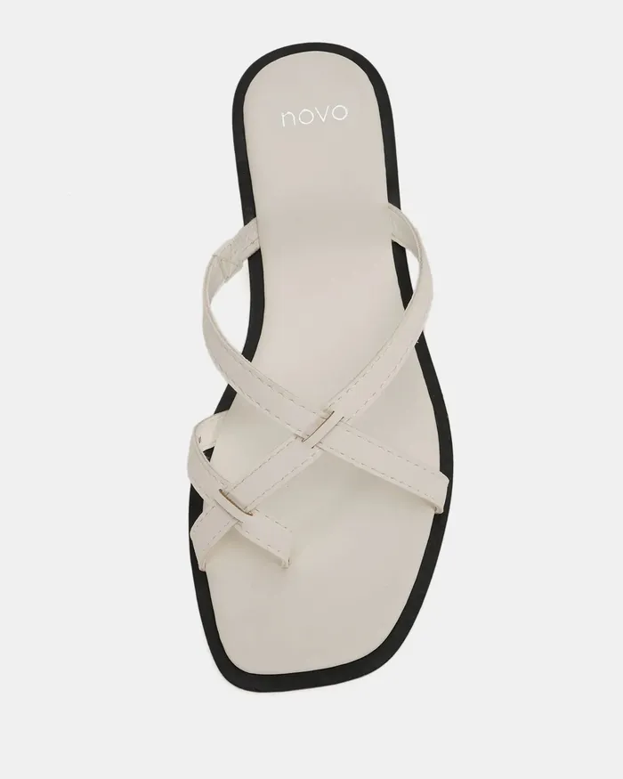 Slides NOVO Shoes Women RORIE WHITE Sandals