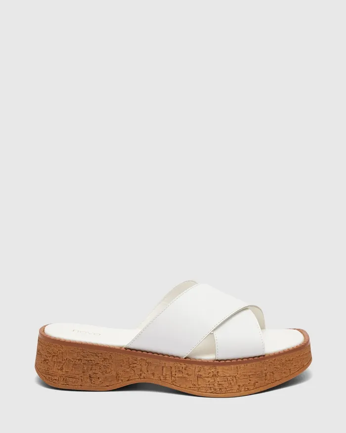 Slides NOVO Shoes Women VAVA WHITE