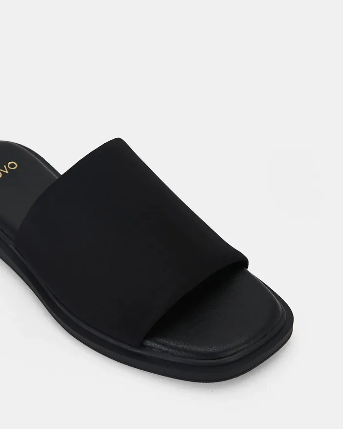 Slides TEANA BLACK Sandals 8211 NOVO Shoes Women