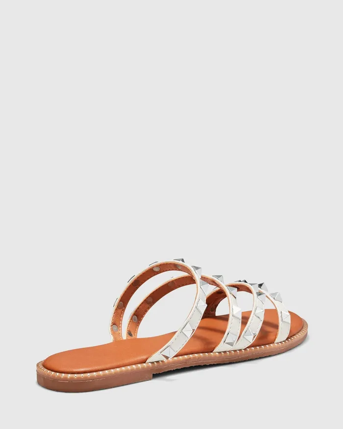 Slides Women NOVO Shoes TENNA WHITE Sandals Slides Women NOVO Shoes TENNA WHITE Sandals