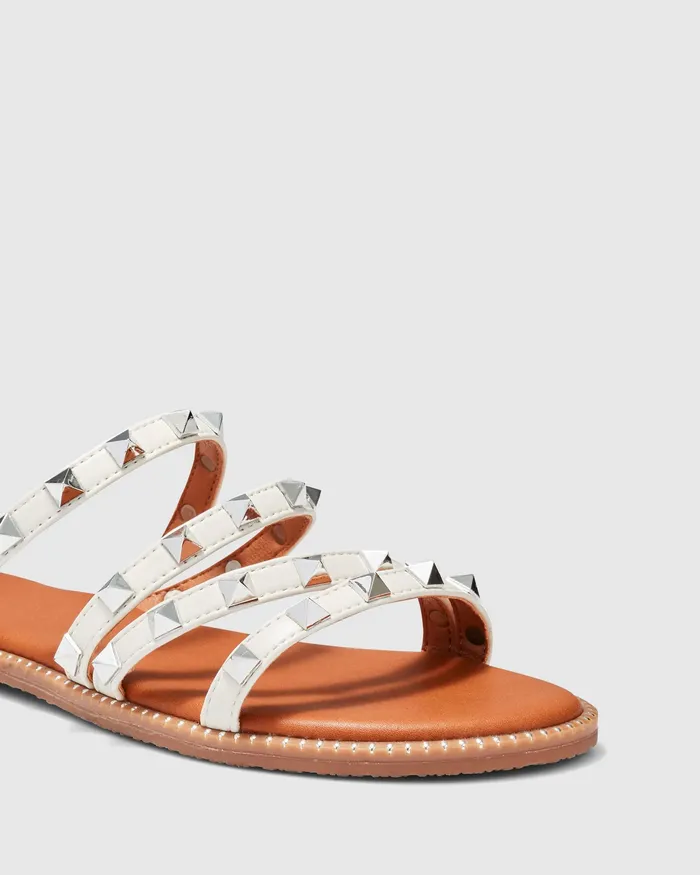 Slides Women NOVO Shoes TENNA WHITE Sandals Slides Women NOVO Shoes TENNA WHITE Sandals