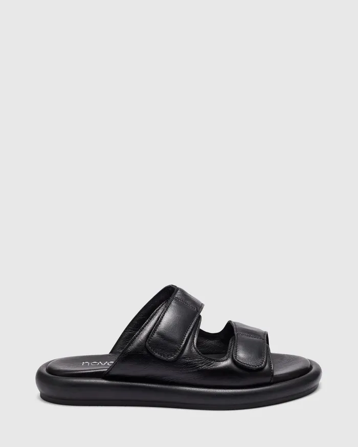 Slides Women VIKTOR BLACK Flatform NOVO Shoes