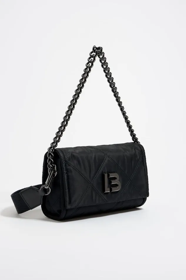 Small Black Flap Bag Black Women Bimba Y Lola Crossbody Bags