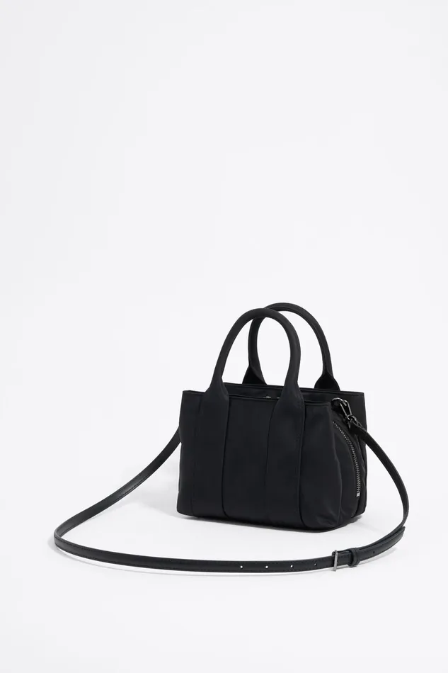 Small Black Nylon Pocket Handbag Black Women Bimba Y Lola Handbags Small Black Nylon Pocket Handbag Black Women Bimba Y Lola Handbags