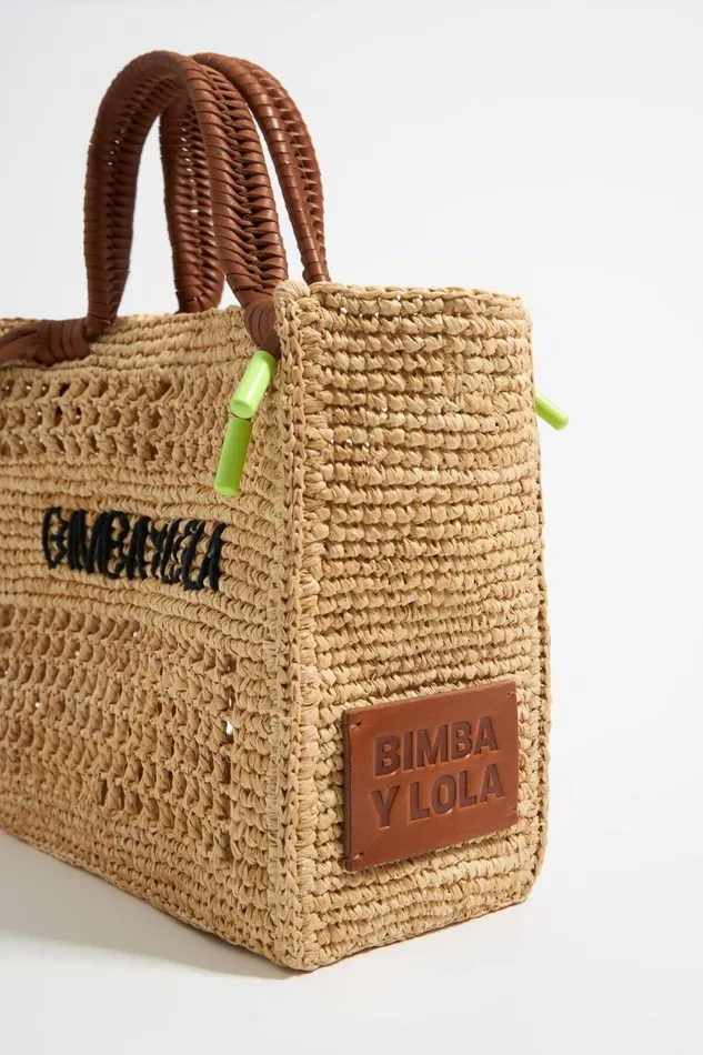 Small Natural Raffia Tote Bag Natural Women Bimba Y Lola Raffia Bags Small Natural Raffia Tote Bag Natural Women Bimba Y Lola Raffia Bags