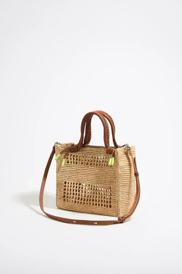 Small Natural Raffia Tote Bag Natural Women Bimba Y Lola Raffia Bags Small Natural Raffia Tote Bag Natural Women Bimba Y Lola Raffia Bags