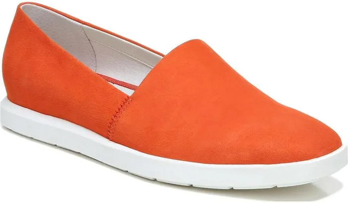 Sneakers Women Franco Sarto Franco Bonza Slip On Tangerine Suede