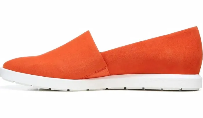 Sneakers Women Franco Sarto Franco Bonza Slip On Tangerine Suede