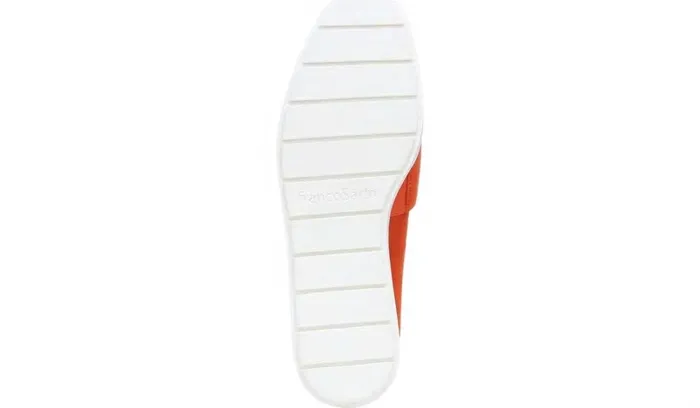 Sneakers Women Franco Sarto Franco Bonza Slip On Tangerine Suede