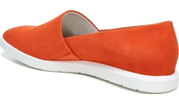 Sneakers Women Franco Sarto Franco Bonza Slip On Tangerine Suede