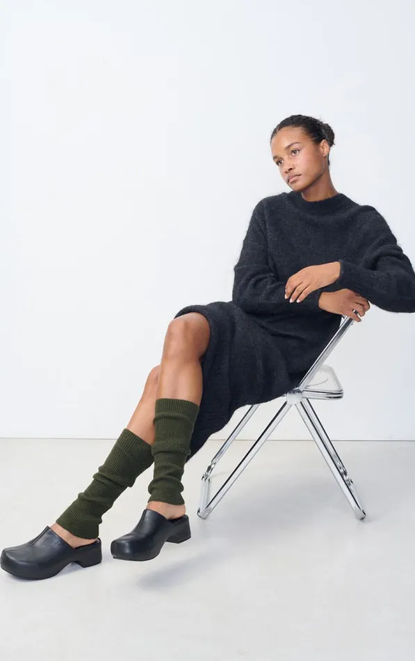 Socks Falyday Seaweed Black Melange Women American Vintage Socks Socks Falyday Seaweed Black Melange Women American Vintage Socks