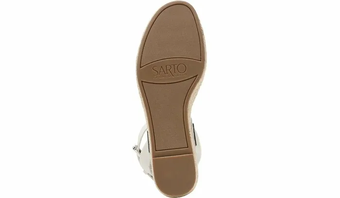 Spadrilles Women Franco Sarto Sarto Lexie Espadrille Platform Sandal Putty Leather