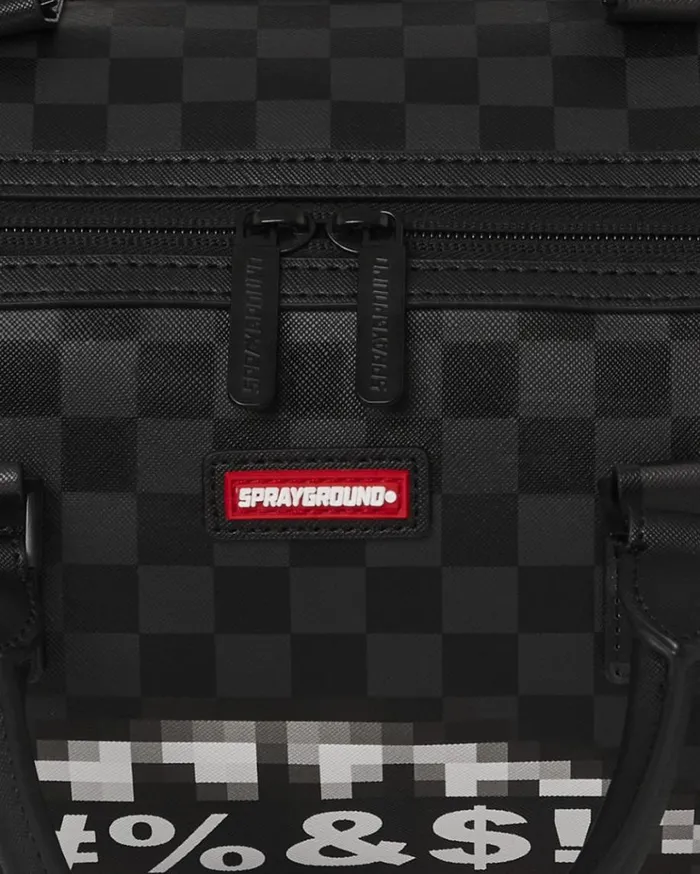 SPRAYGROUND 039WHAT THE BEEP039 SHARK MINI DUFFLE Bags